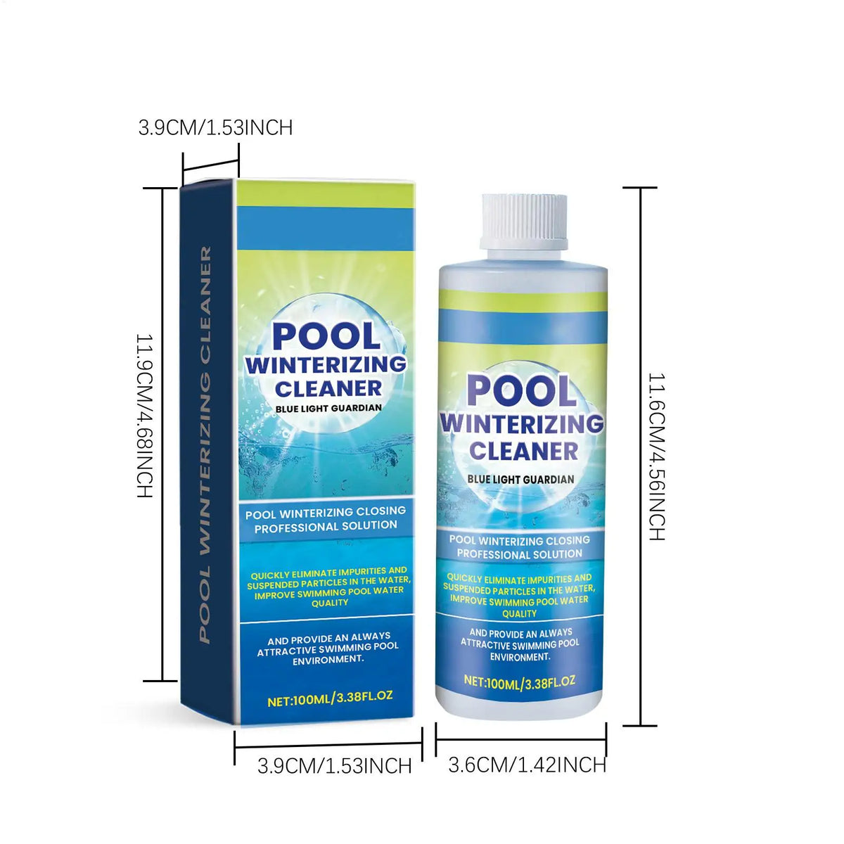 Pool Water Clarifier 100ml – Flocculant for Pools & Hot Tubs