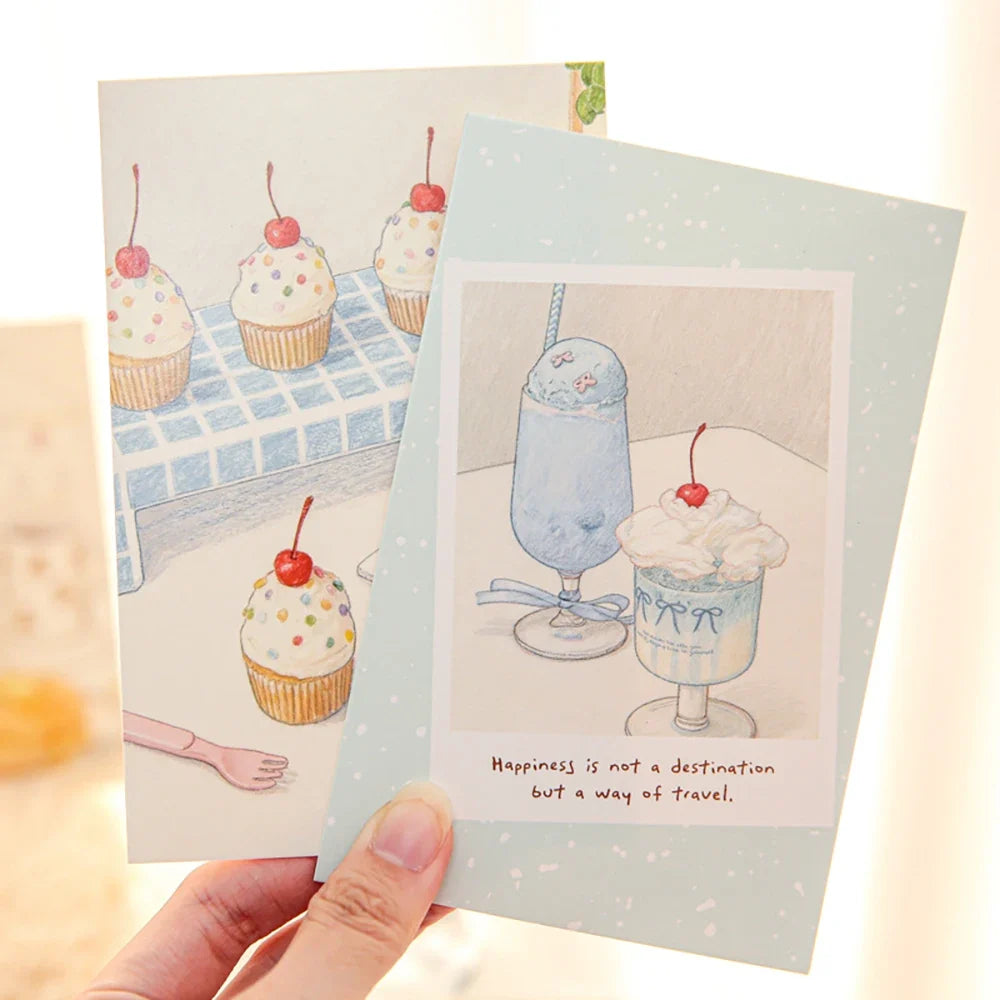 Postcard Lazy Afternoon Series Korean Illustration Tourism