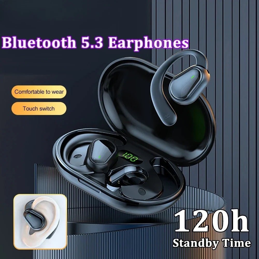 Bluetooth 5.3 Ear Hook Wireless Earbuds HiFi ANC IPX4