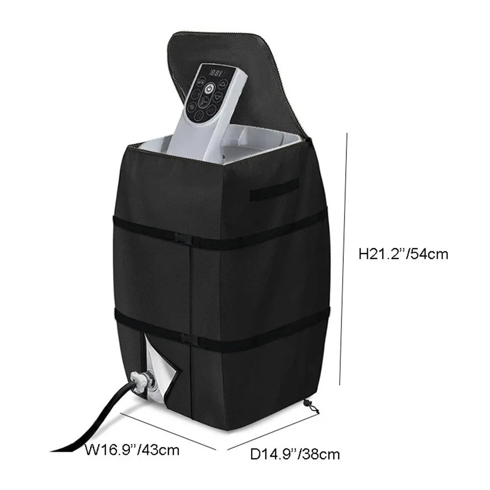 Inflatable Spa Heater Pump Cover 43x38x54cm | All-Weather