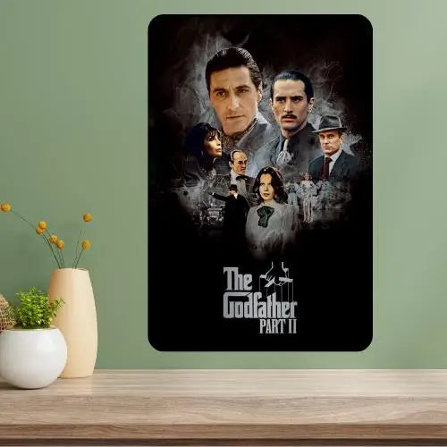 Godfather Part II Classic Movie Metal Poster Sign | Wall Décor