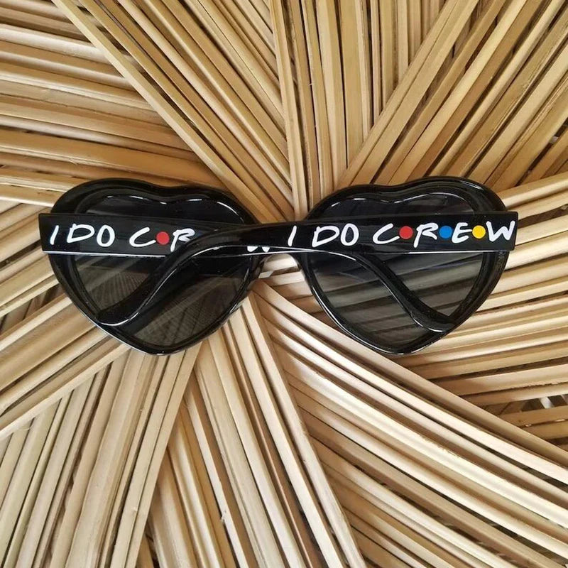 Bride & I Do Crew Sash Sunglasses Bachelorette Party Set