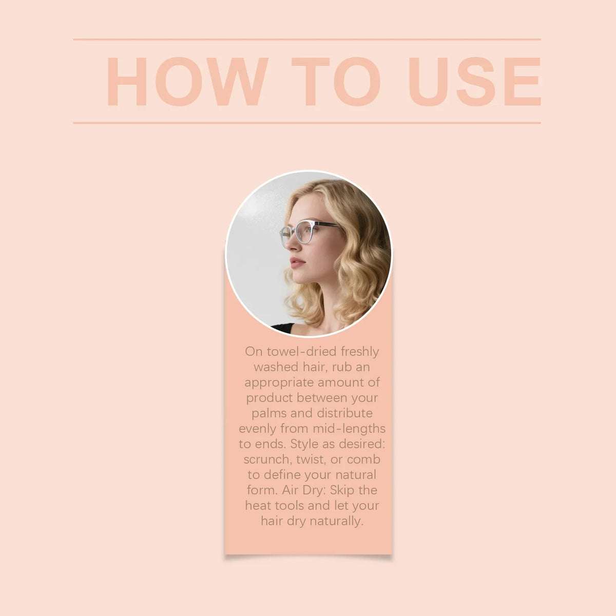 Leave-In Hair Smoothing Cream | Frizz Control, Nourish & Shine