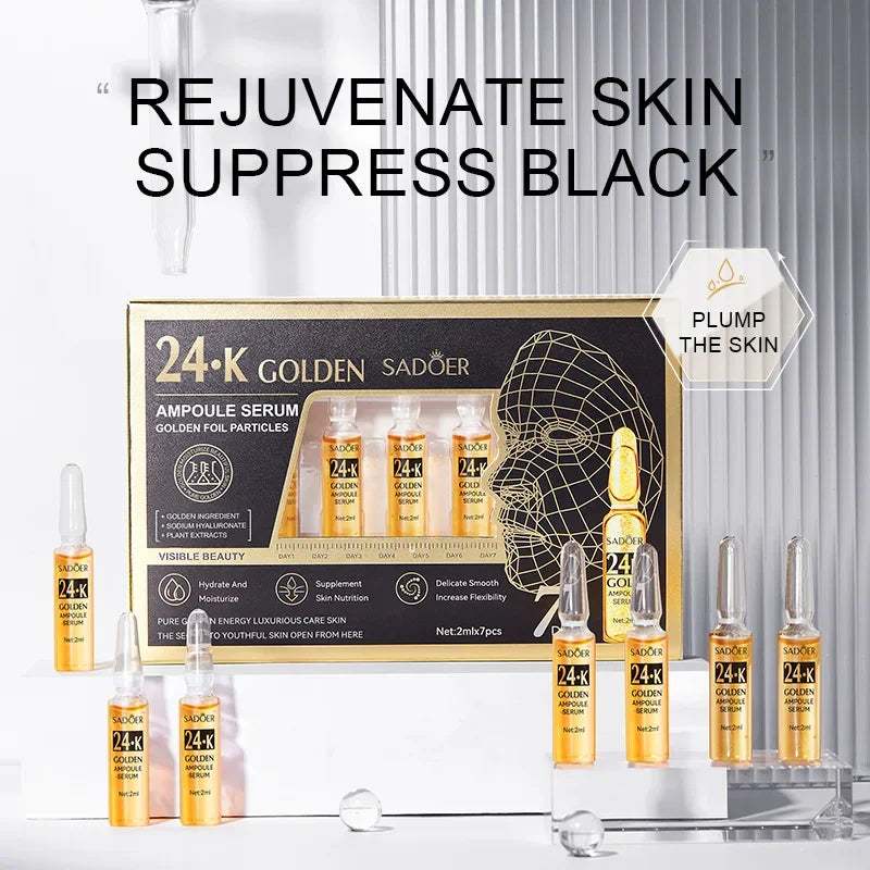 24K Gold Face Serum – Hyaluronic Acid & Dark Spot Essence