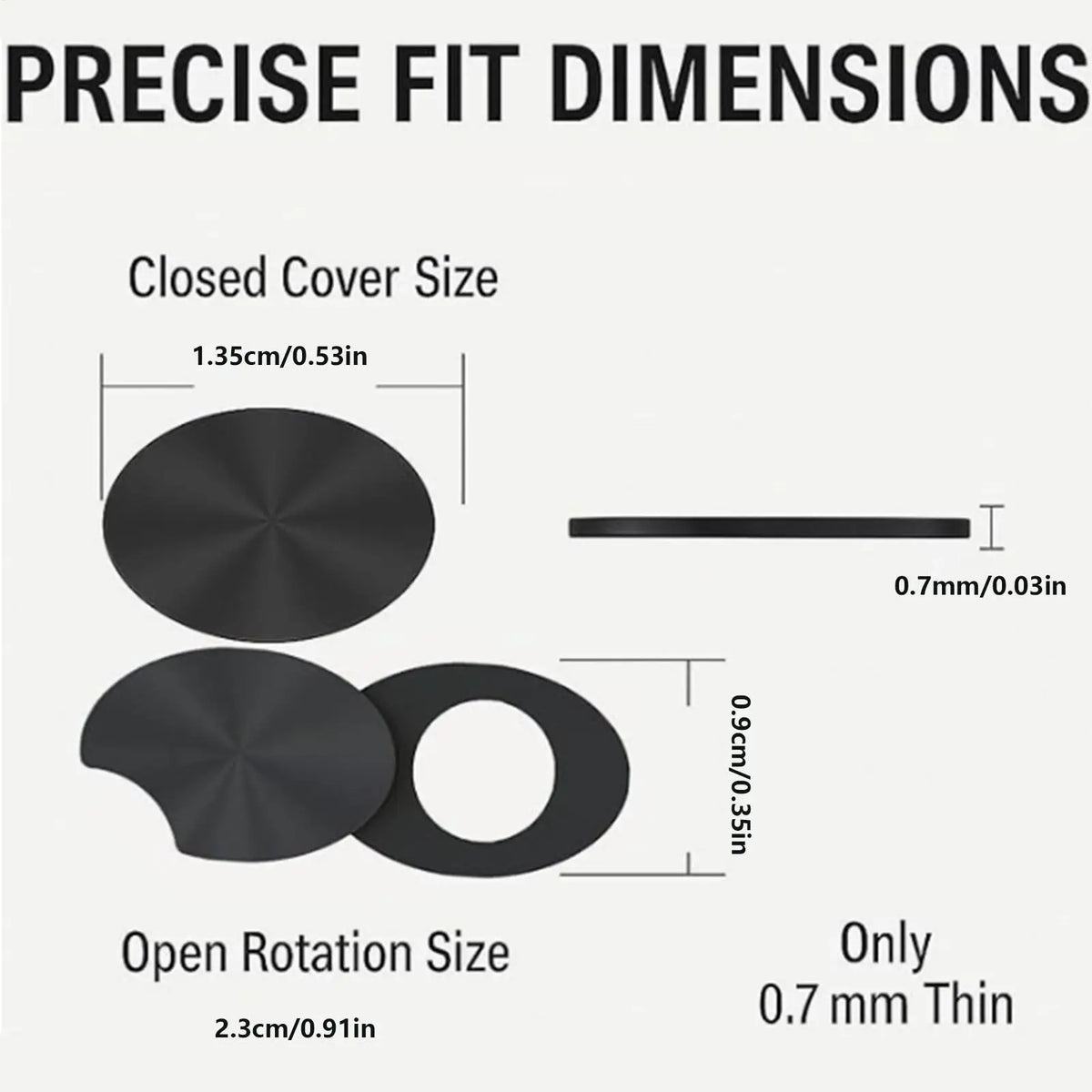 Glasses Camera Cover 3-Pack | Anti-Spy Lens Privacy Blocker