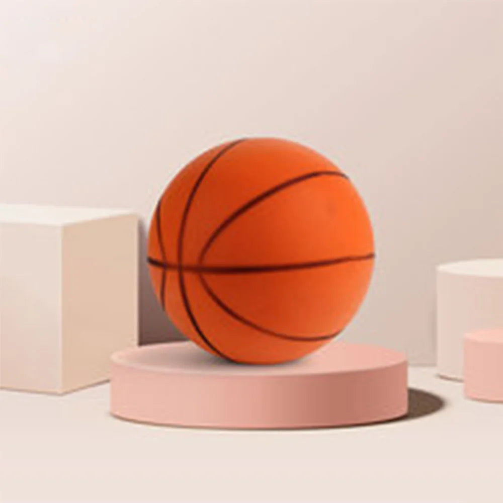 Kids Silent PU Foam Basketball – Indoor Mute Bouncing Ball