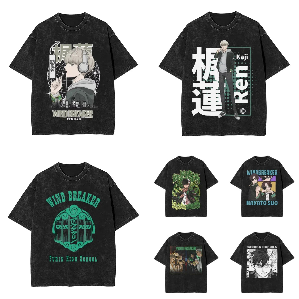 Men's Harajuku Graphic Tee | Cotton Streetwear T-Shirt