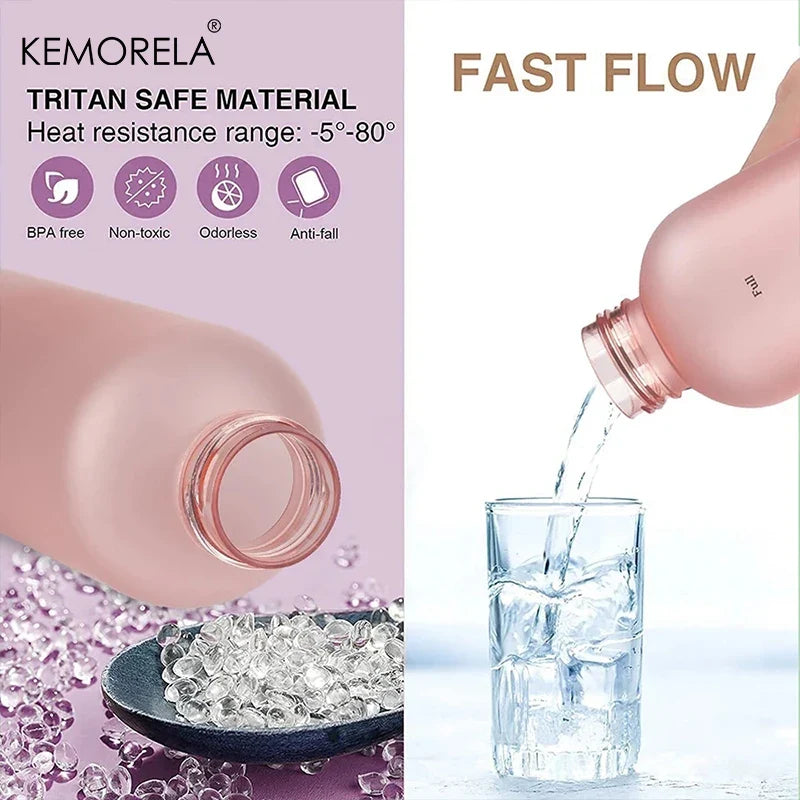 1L Motivational Water Bottle with Time Marker – 32 oz BPA Free