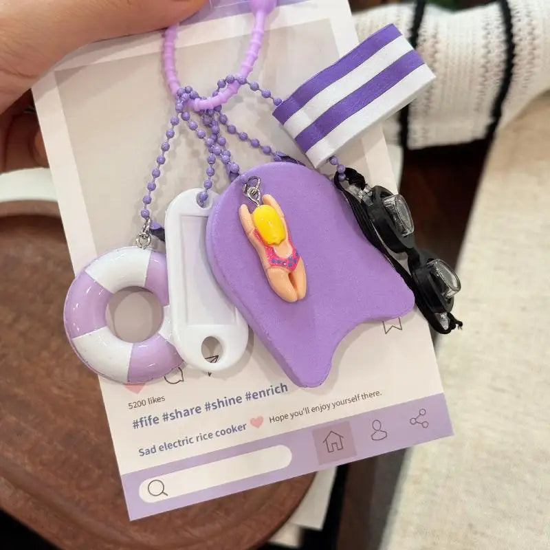 Floating Key Ring – Buoyant EVA Keychain for Water Sports