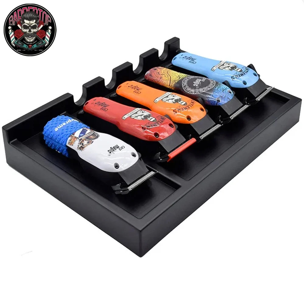 Barber Clipper Storage Rack | Salon Stylist Display Stand