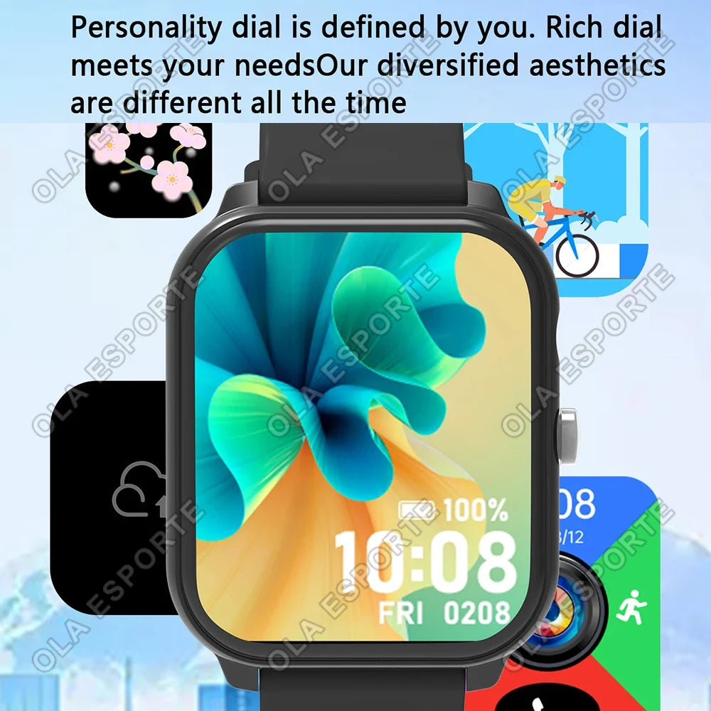 2026 1 83-inch Screen Smartwatch Wireless Call Rich Watch Dail Music