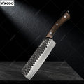 WXCOO Stainless Steel Meat Cleaver Chef Knife – Wood Handle
