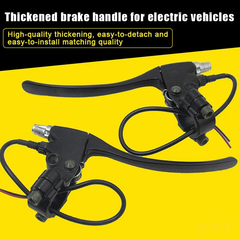 E-Bike Brake Levers – Aluminum Alloy Handle Bar Pair