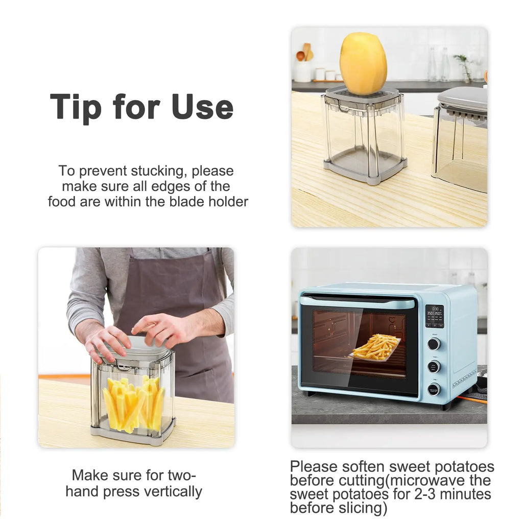 4-in-1 Stainless Steel Vegetable & Fruit Slicer Shredder
