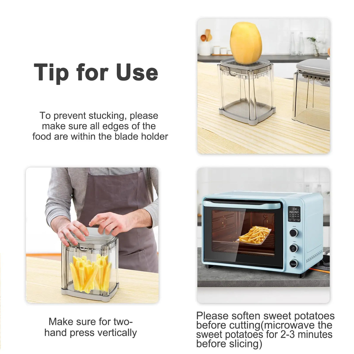 4-in-1 Stainless Steel Vegetable & Fruit Slicer Shredder