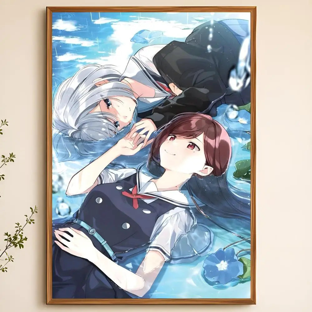 Anime Kimi to Tsuzuru Utakata PVC Wall Poster – Peel & Stick HD
