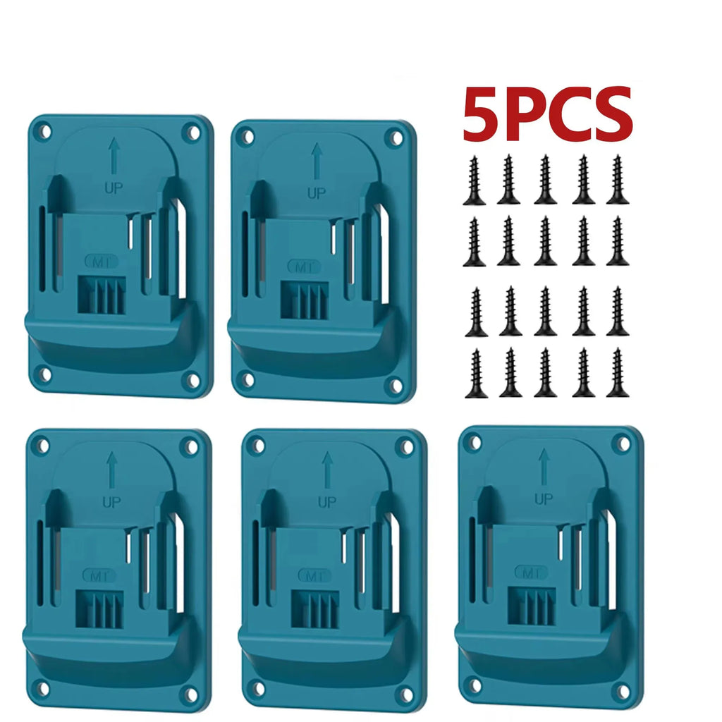 Makita 18V Wall Mount Drill Holder & Battery Bracket | 1/3/5 Pcs