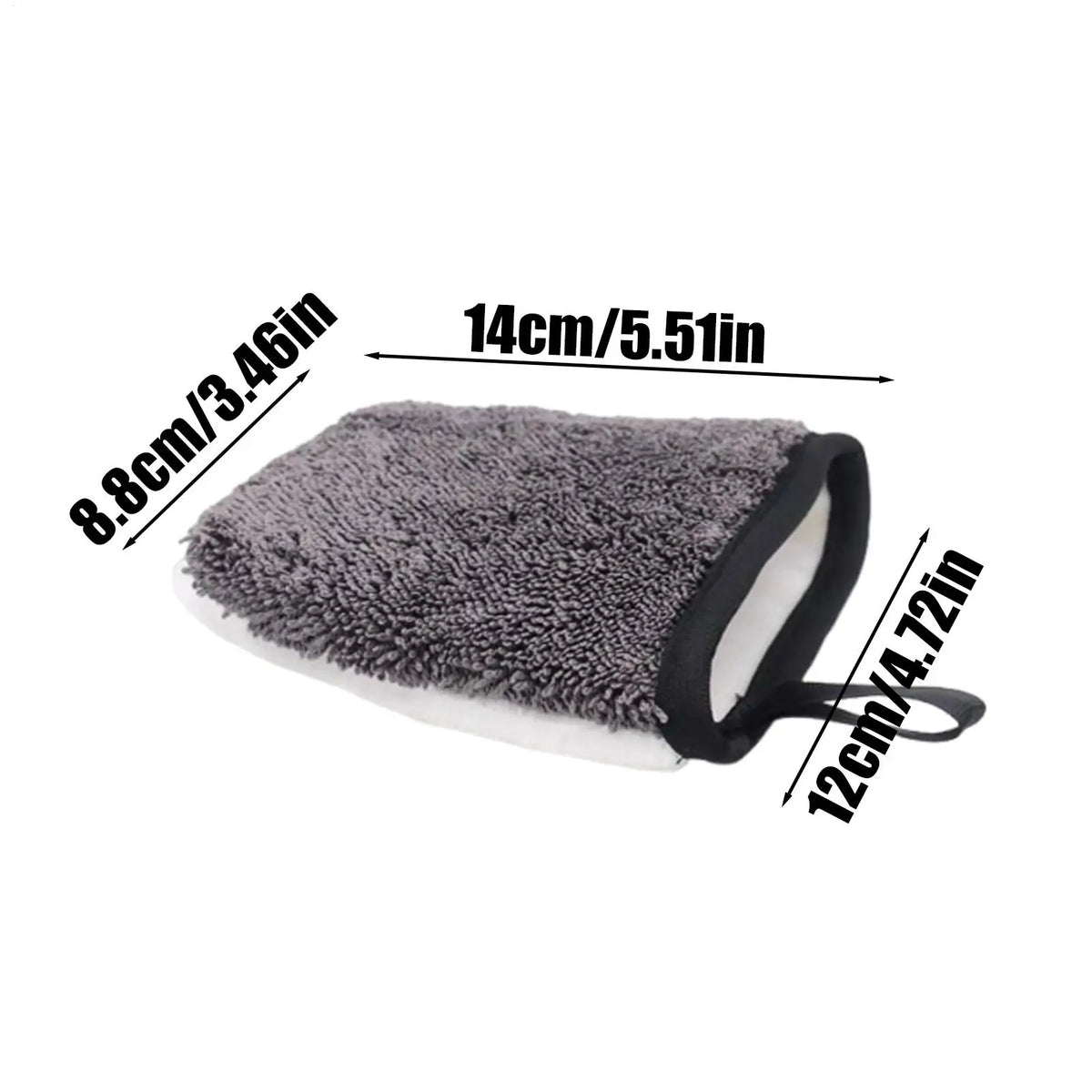 Double-Sided Car Wash Mitt Gloves | Interior Cleaning Tool