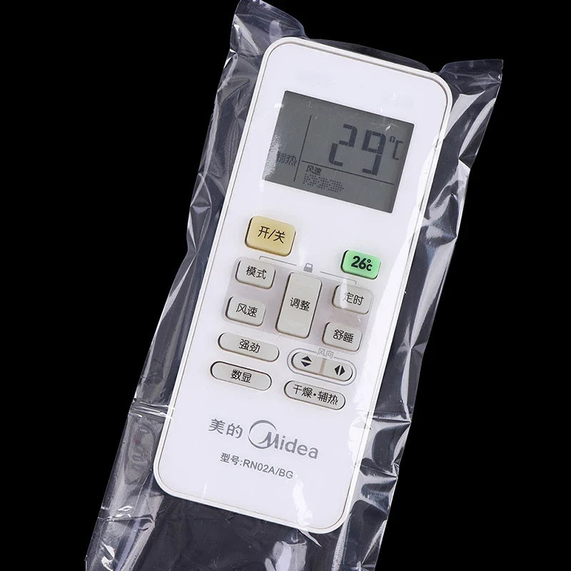 Transparent Shrink Film Bags Dustproof Protective Cover TV Remote