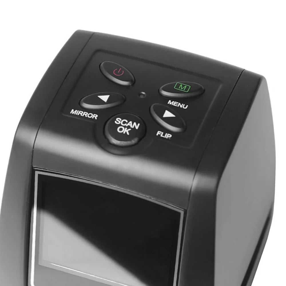 Portable 35mm/135mm Film Scanner | 2.4" LCD & Built-In Editor