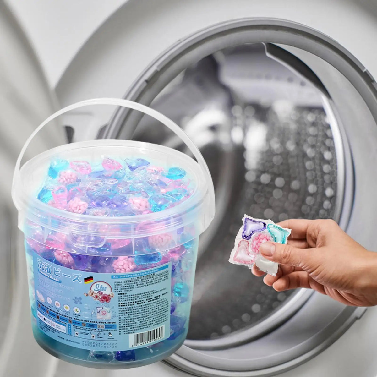 5-in-1 Fragrance Laundry Detergent Pods – 70 Count