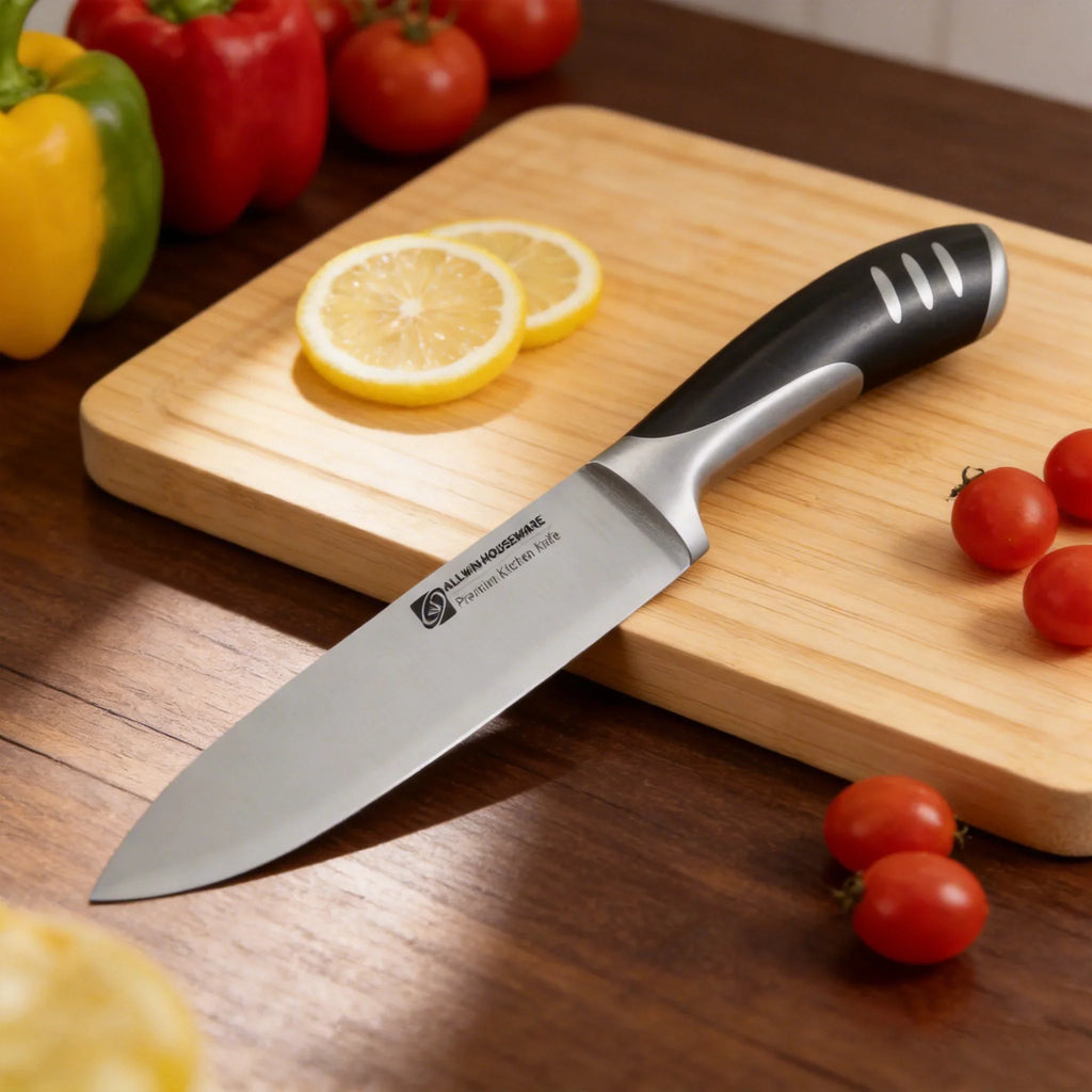 6-Piece Chef Knife Set with Wooden Block | Carbon Steel