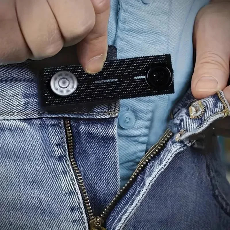 5-Pack Pant Waist Extenders – Button Hook for Jeans & Skirts