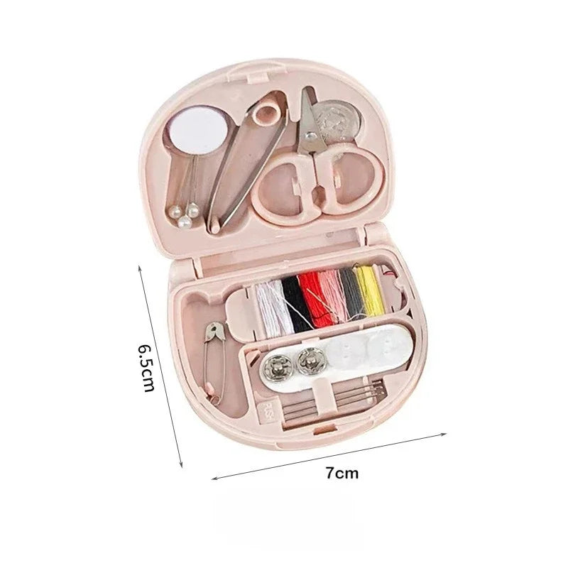 Portable Handheld Sewing Kit – Mini Travel Machine & Tools