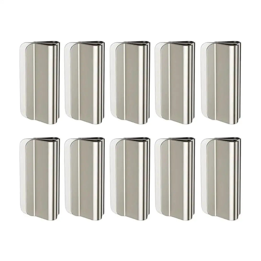 10 Pairs Magnetic Curtain Clips Strong Drapery Closure No-sew Window