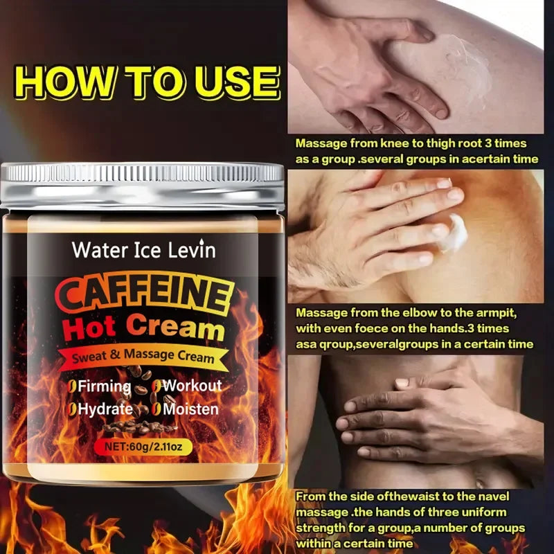 Caffeine Thermal Massage Cream – Firming Moisturizer 60g