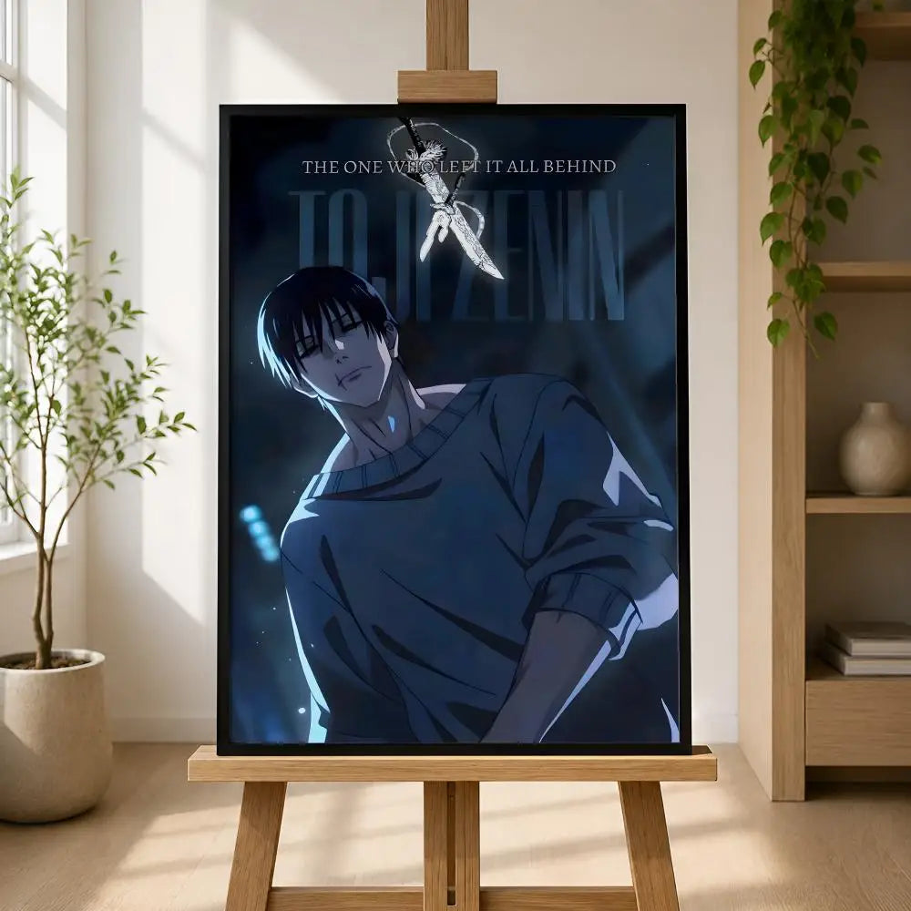 Fushiguro Toji Anime Wall Poster – Self-Adhesive HD Art Print