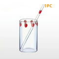 Cute Strawberry Glass Cup with Straw 300ml | KEMORELA Mug