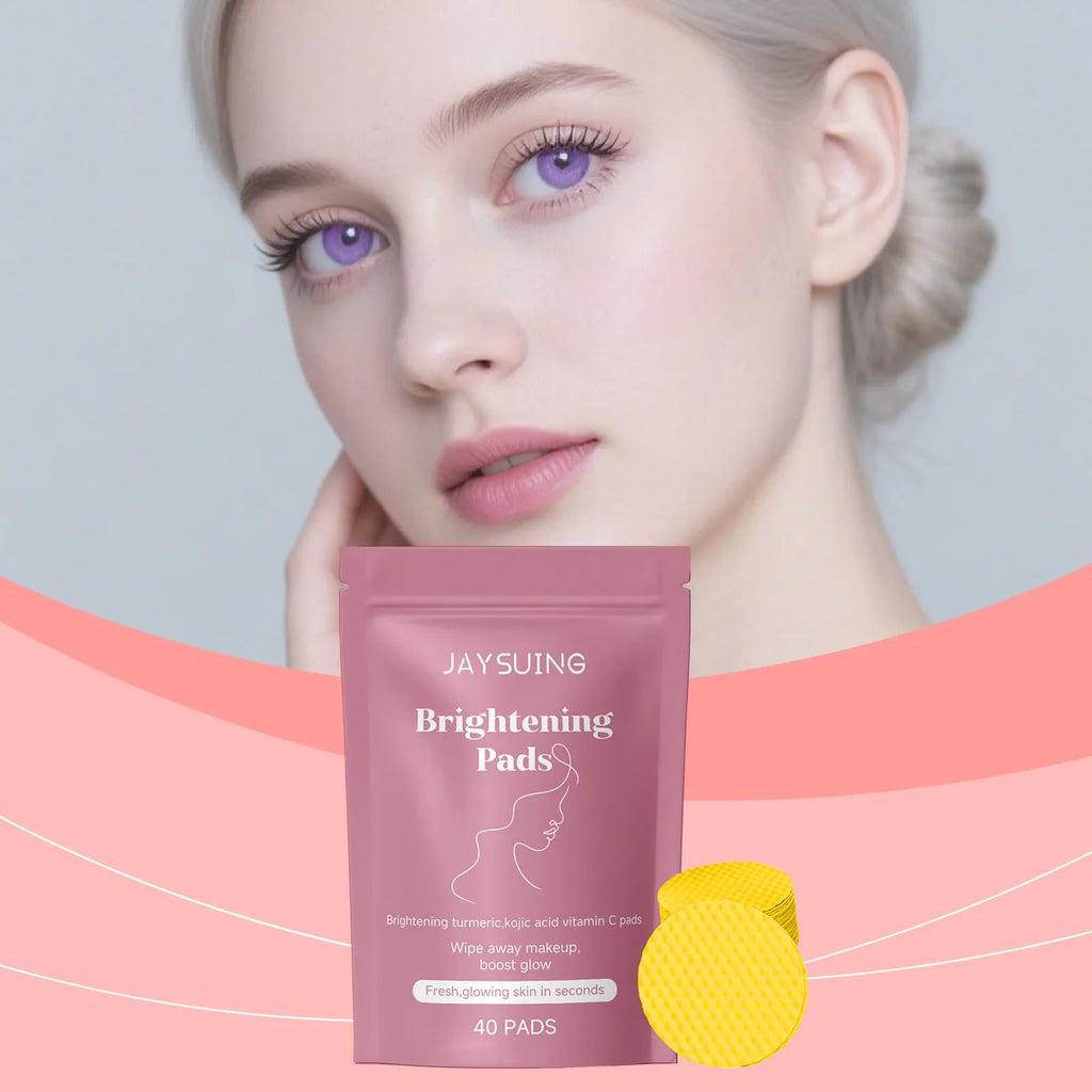 Turmeric Kojic Acid Brightening Cleansing Pads | Exfoliate & Glow