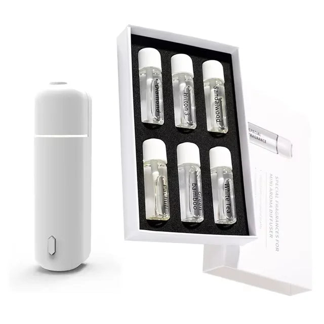 Rechargeable Car Vent Clip Aroma Diffuser | Waterless Essential Oil