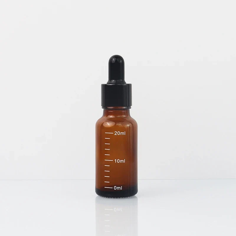 Dropper Bottles Scale Reagent Eye Drop Amber Glass Aromatherapy