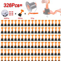 326-Pc Tile Leveling System – Spacers, Wedges & Wrench Kit