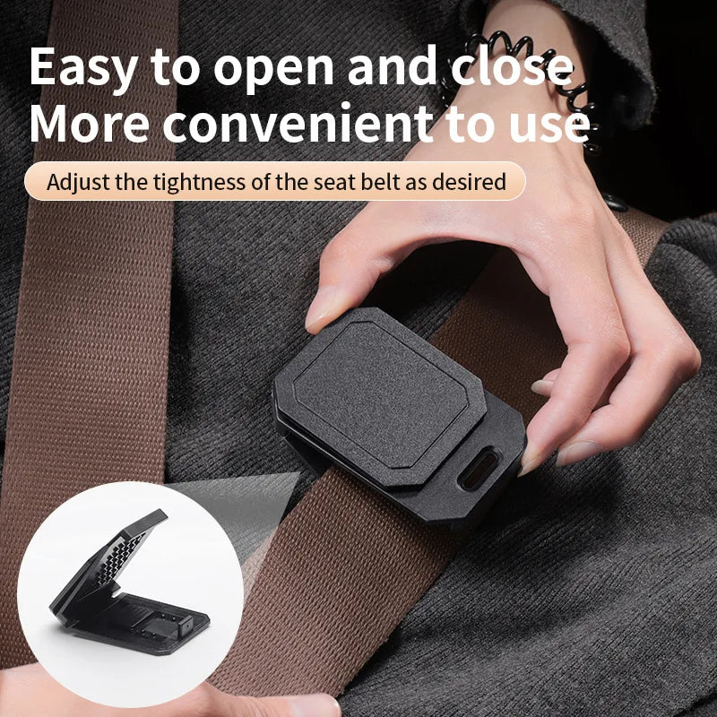 Adjustable Car Seat Belt Clips – Slip-Resistant Buckle Clamp