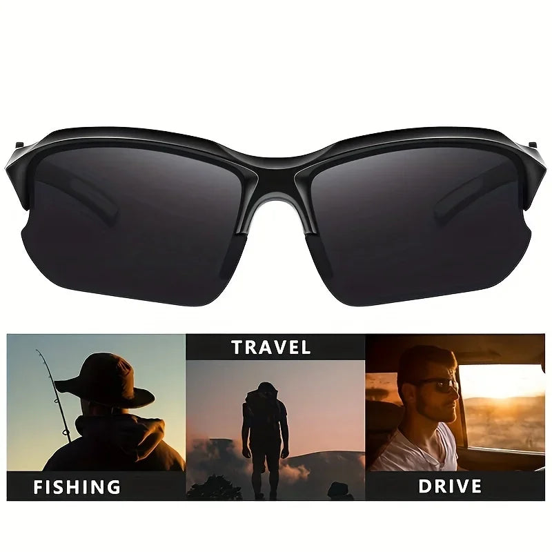 Polarized Sports Sunglasses – Windproof Eyewear Men & Women