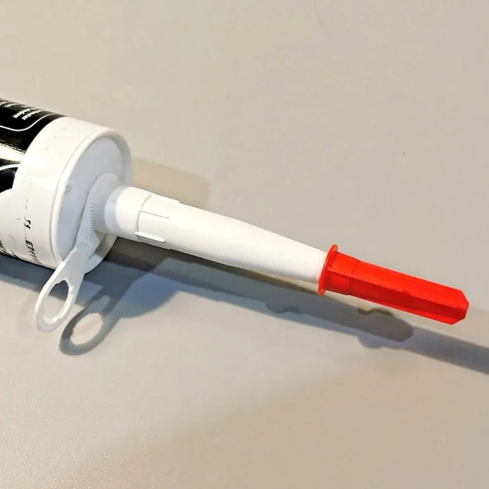 Silicone Caulking Nozzle Caps – Universal Re-Sealable Tips