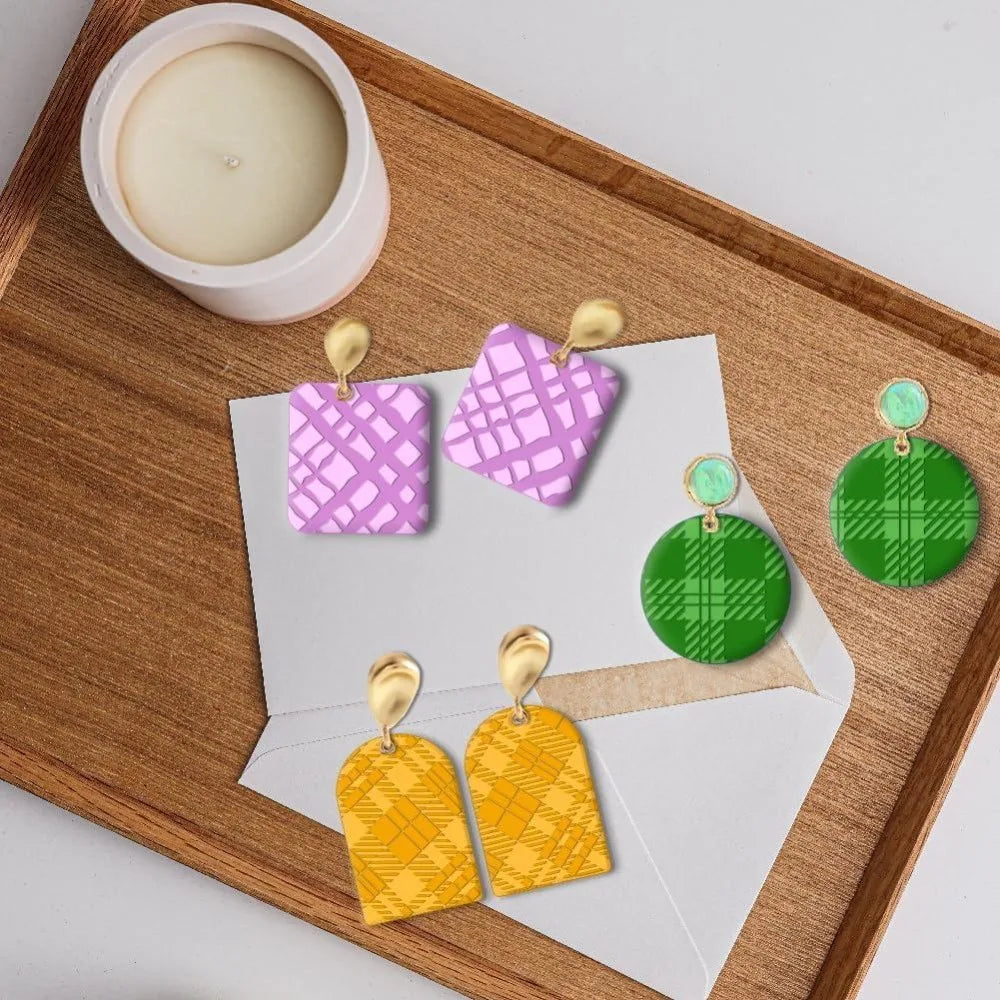 Plaid Clay Texture Mat Stamps – DIY Jewelry & Card Making