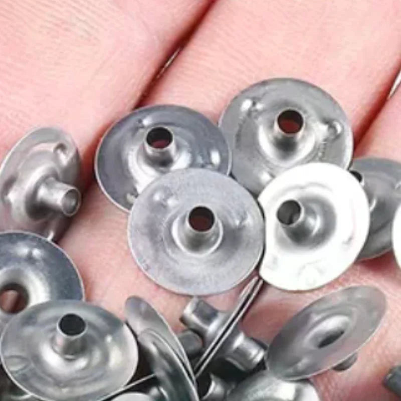 Durable Waxed Candles Making Metal Wick Sustainers Carry Holders Tabs