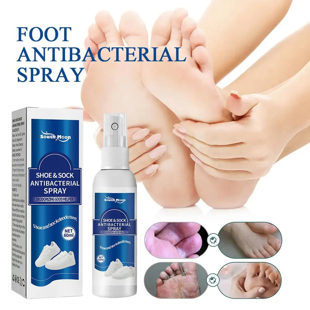 Shoe & Foot Deodorizer Spray 60ml | Antibacterial Odor Eliminator