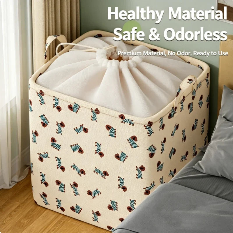 Extra Large Upgraded Capacity Storage Bag Drawstring Dustproof Quilt