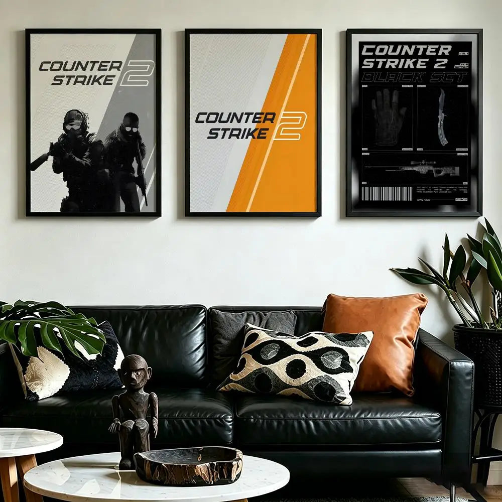 Counter-Strike 2 HD Wall Poster – Waterproof Gaming Decor