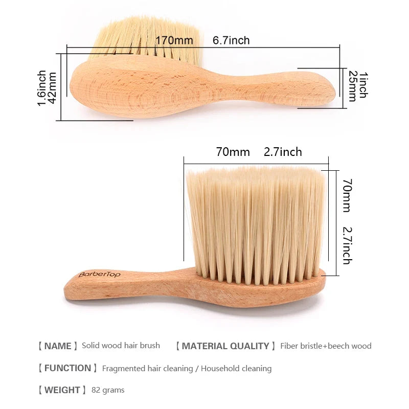 Barber Neck & Facial Cleaning Brush – Hair & Beard Duster