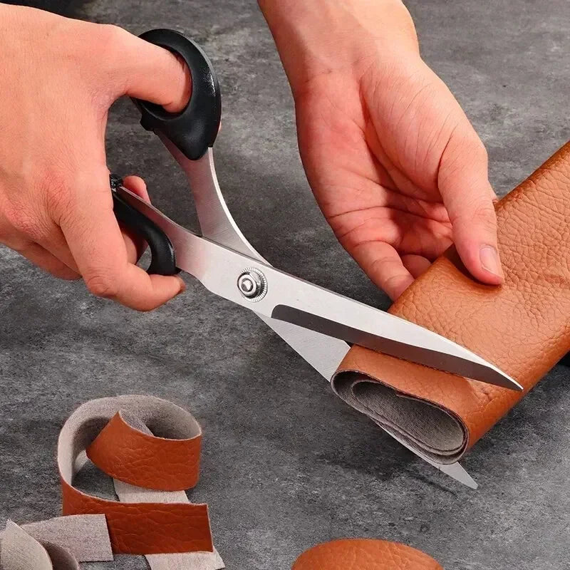 8-Inch Stainless Steel Tailor's Scissors | Professional Fabric Shears