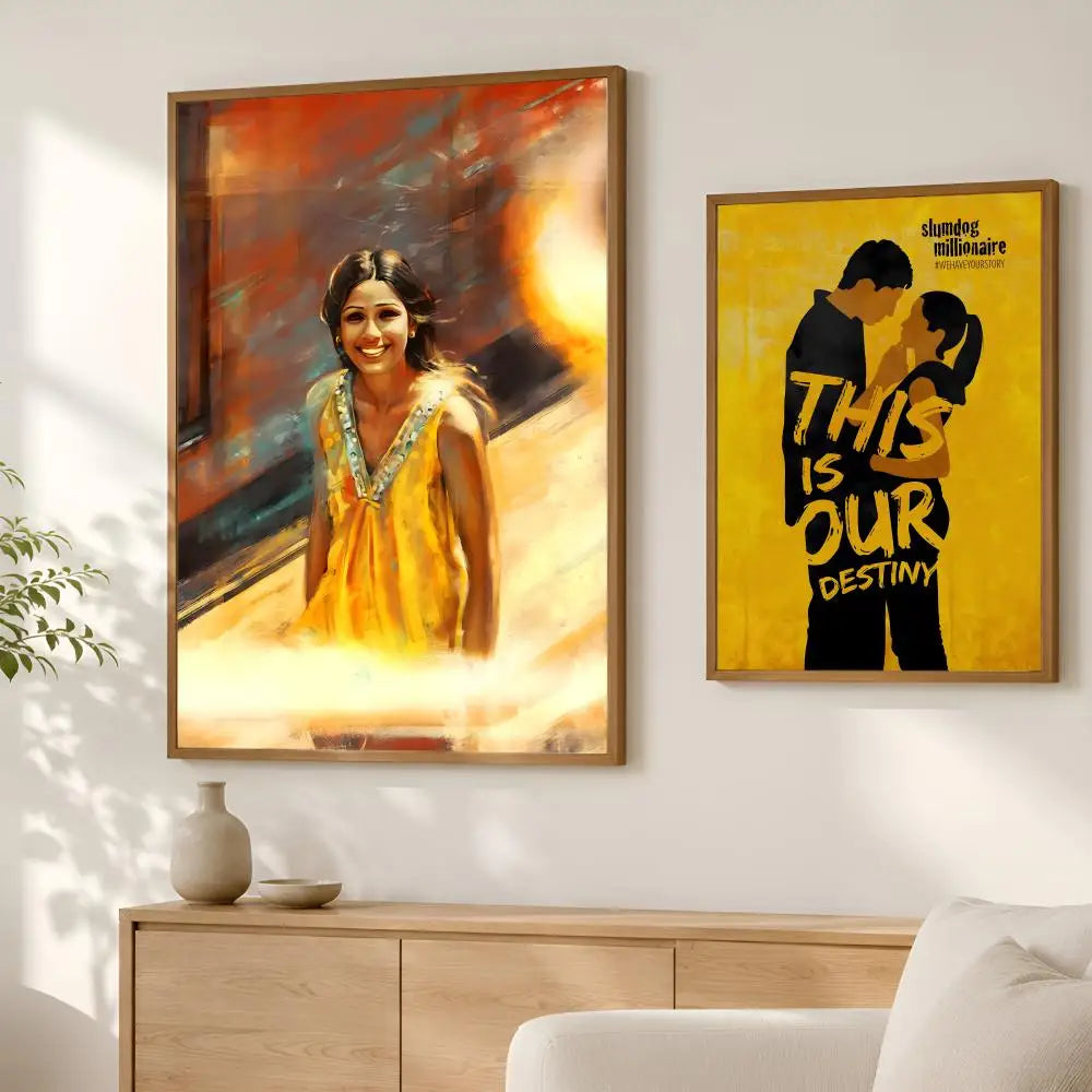 Slumdog Millionaire HD PVC Wall Poster – Self-Stick Home Decor