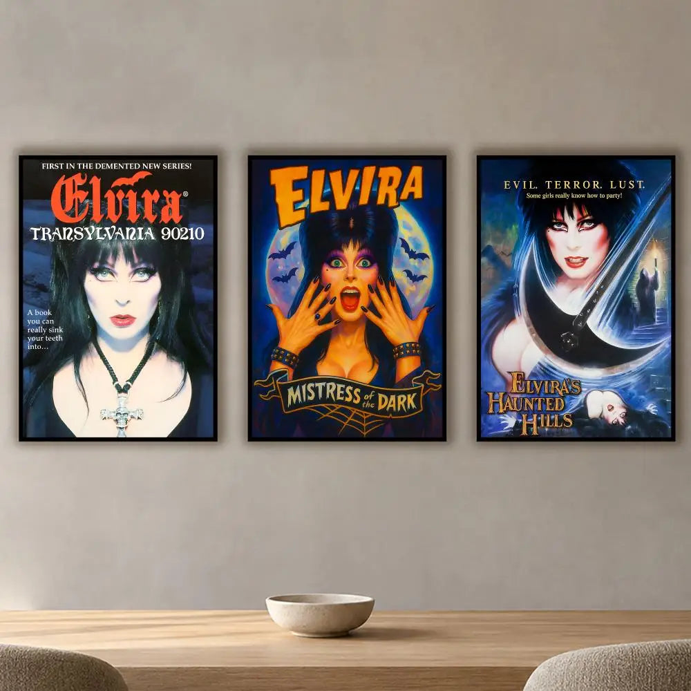 Elvira Mistress of the Dark HD Waterproof Poster Sticker