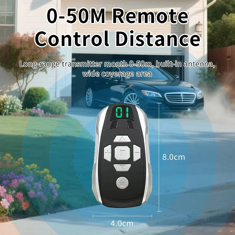 20-Channel Universal Garage Door Remote Duplicator 300–915MHz