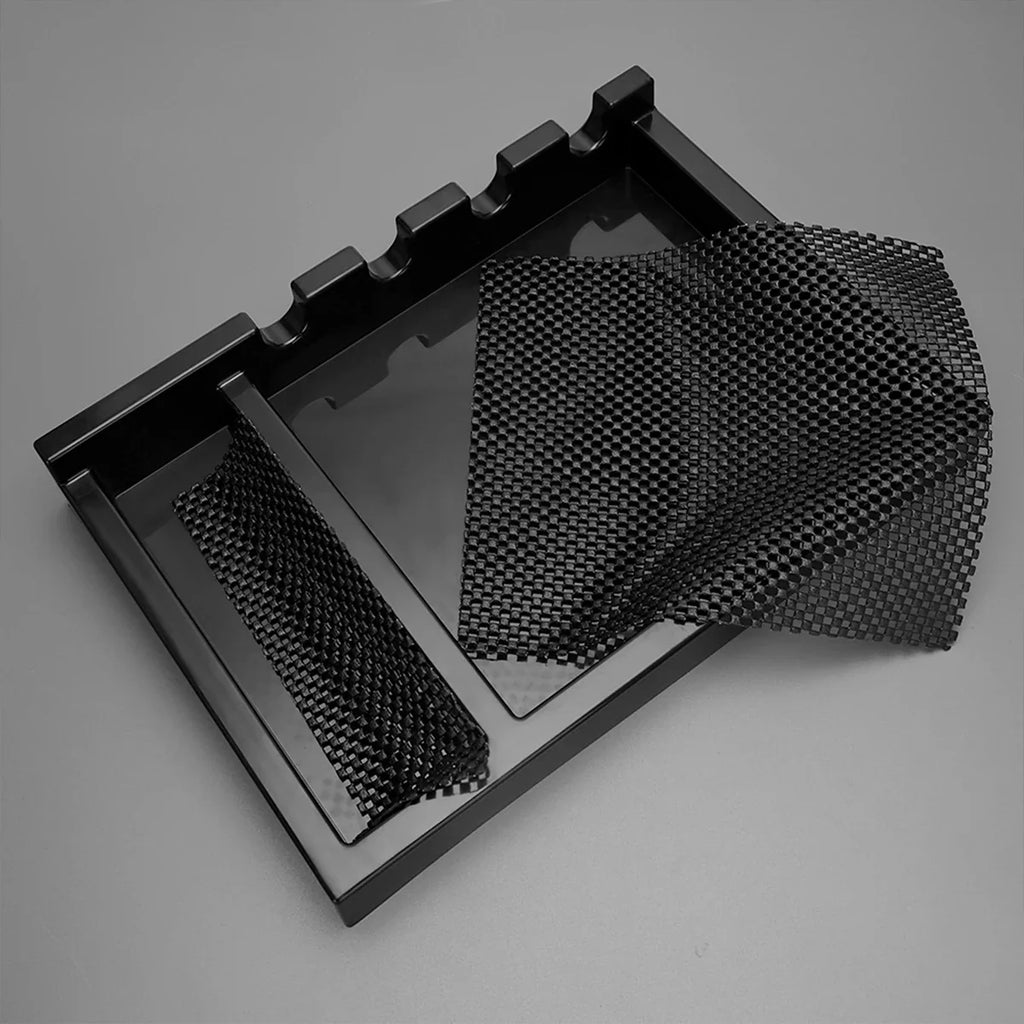 Barber Clipper Organizer Tray | Non-Slip Salon Display Box